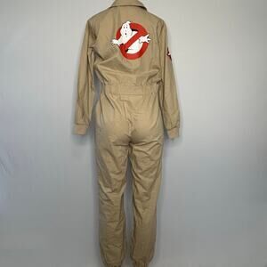 Ghostbusters Adult Jumpsuit Costume Spirit Halloween 2024 Tan Size S Cosplay